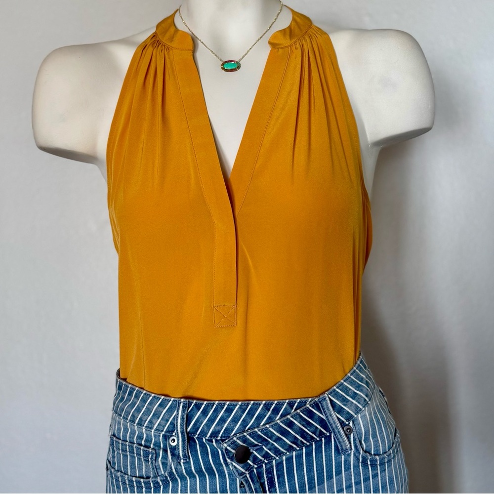 Antonio Melani - Silk V-Neck Top - Size XS